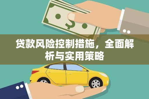 马尔康贷款风险控制措施，全面解析与实用策略