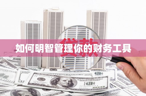 马尔康如何明智管理你的财务工具
