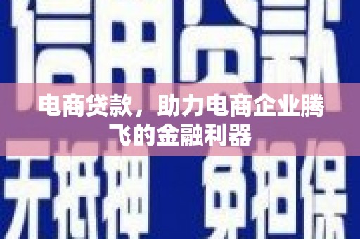 马尔康电商贷款，助力电商企业腾飞的金融利器