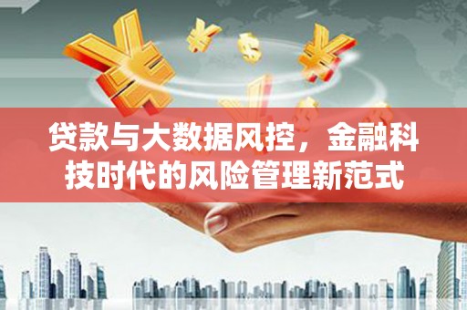 马尔康贷款与大数据风控，金融科技时代的风险管理新范式
