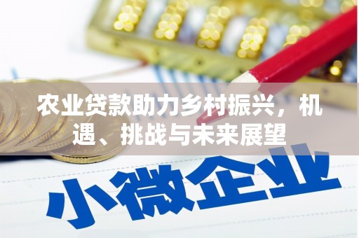 马尔康农业贷款助力乡村振兴，机遇、挑战与未来展望