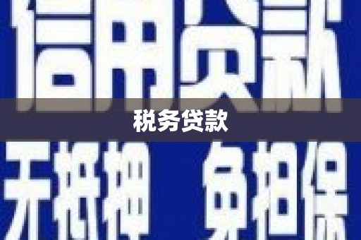 马尔康税务贷款