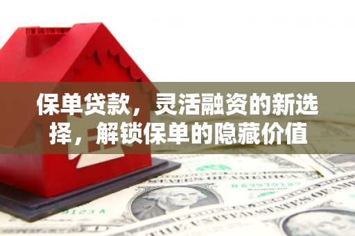马尔康保单贷款，灵活融资的新选择，解锁保单的隐藏价值