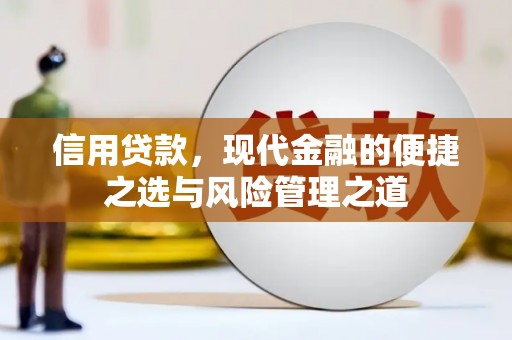 马尔康信用贷款，现代金融的便捷之选与风险管理之道