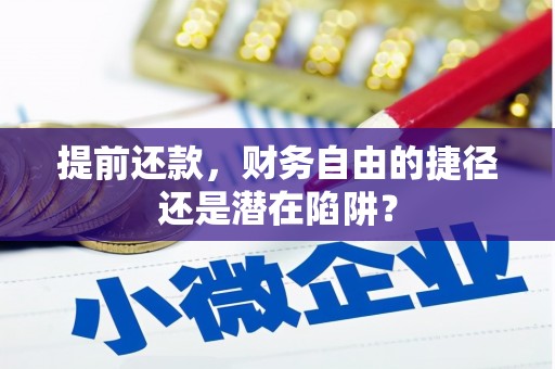 马尔康提前还款，财务自由的捷径还是潜在陷阱？