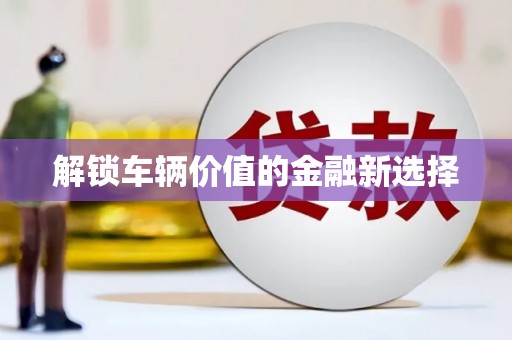 马尔康解锁车辆价值的金融新选择