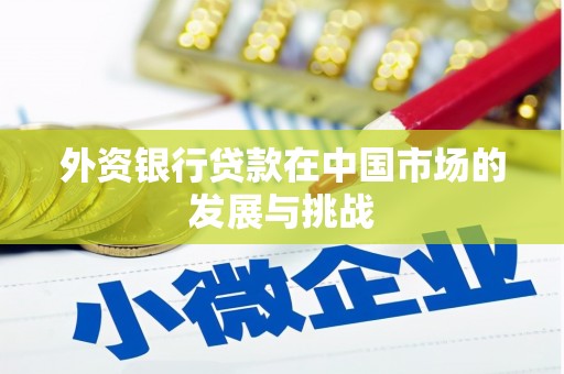 马尔康外资银行贷款在中国市场的发展与挑战