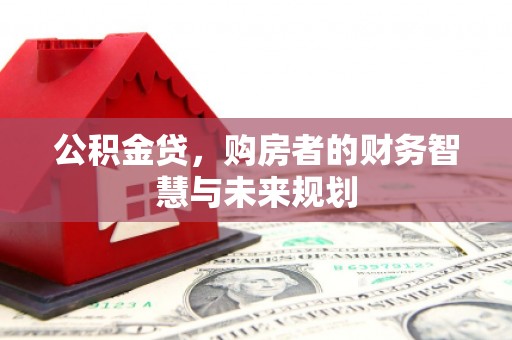 马尔康公积金贷，购房者的财务智慧与未来规划