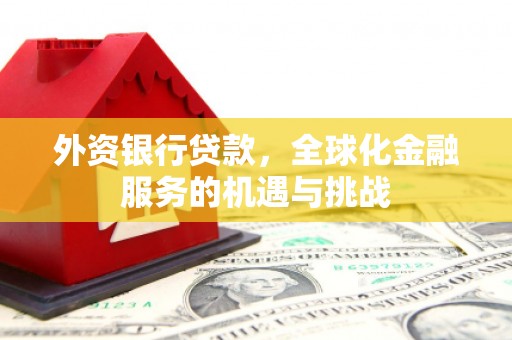 马尔康外资银行贷款，全球化金融服务的机遇与挑战