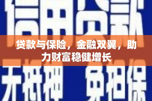马尔康贷款与保险，金融双翼，助力财富稳健增长