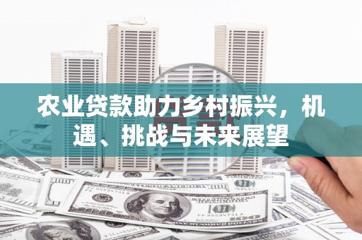 马尔康农业贷款助力乡村振兴，机遇、挑战与未来展望