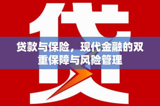 马尔康贷款与保险，现代金融的双重保障与风险管理