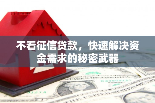 马尔康不看征信贷款，快速解决资金需求的秘密武器