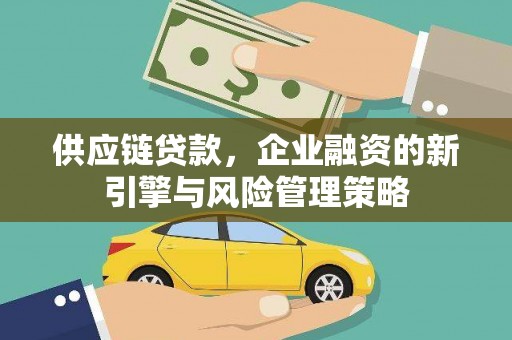 马尔康供应链贷款，企业融资的新引擎与风险管理策略