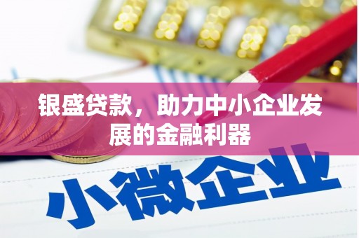 马尔康银盛贷款，助力中小企业发展的金融利器