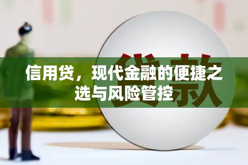 马尔康信用贷，现代金融的便捷之选与风险管控