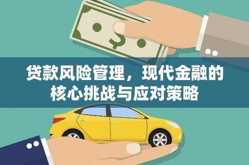 马尔康贷款风险管理，现代金融的核心挑战与应对策略