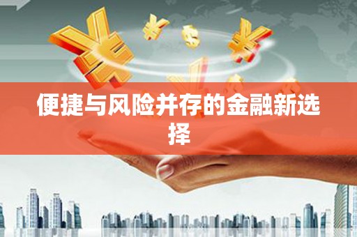 马尔康便捷与风险并存的金融新选择